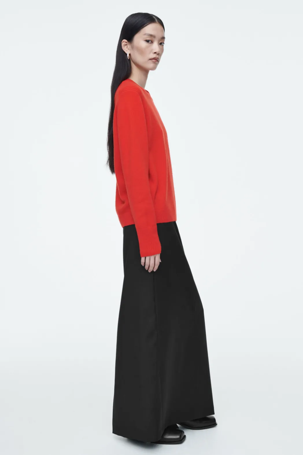 Online COS PURE CASHMERE SWEATER BRIGHT RED