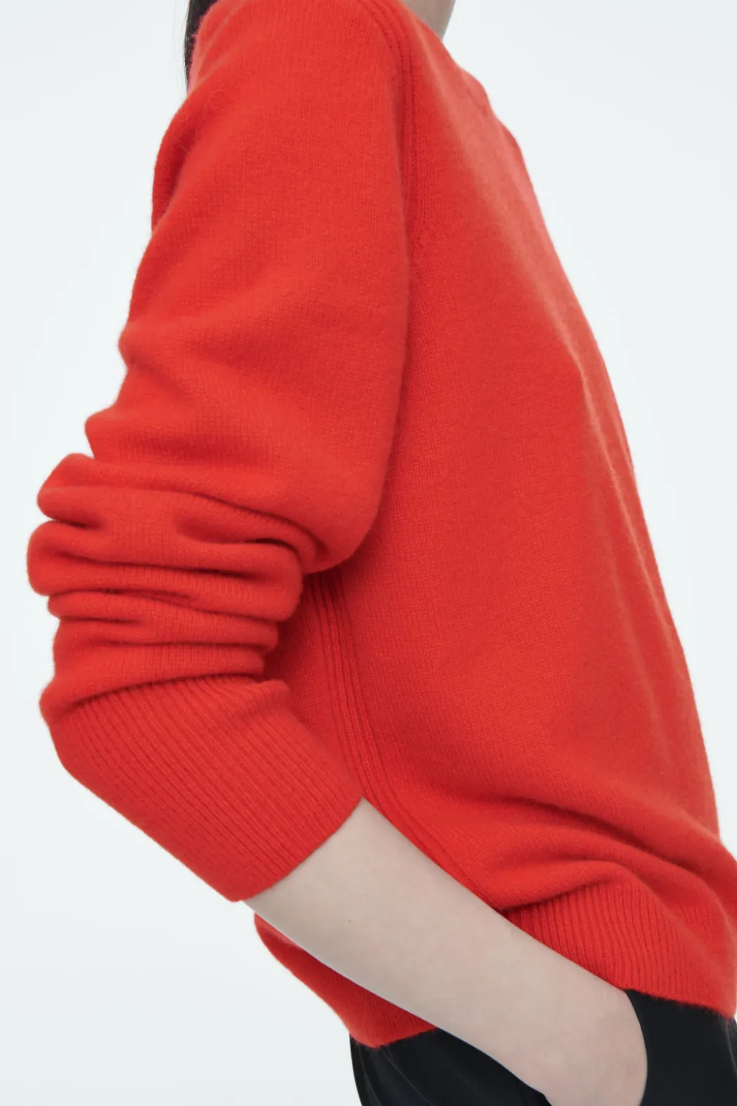 Online COS PURE CASHMERE SWEATER BRIGHT RED