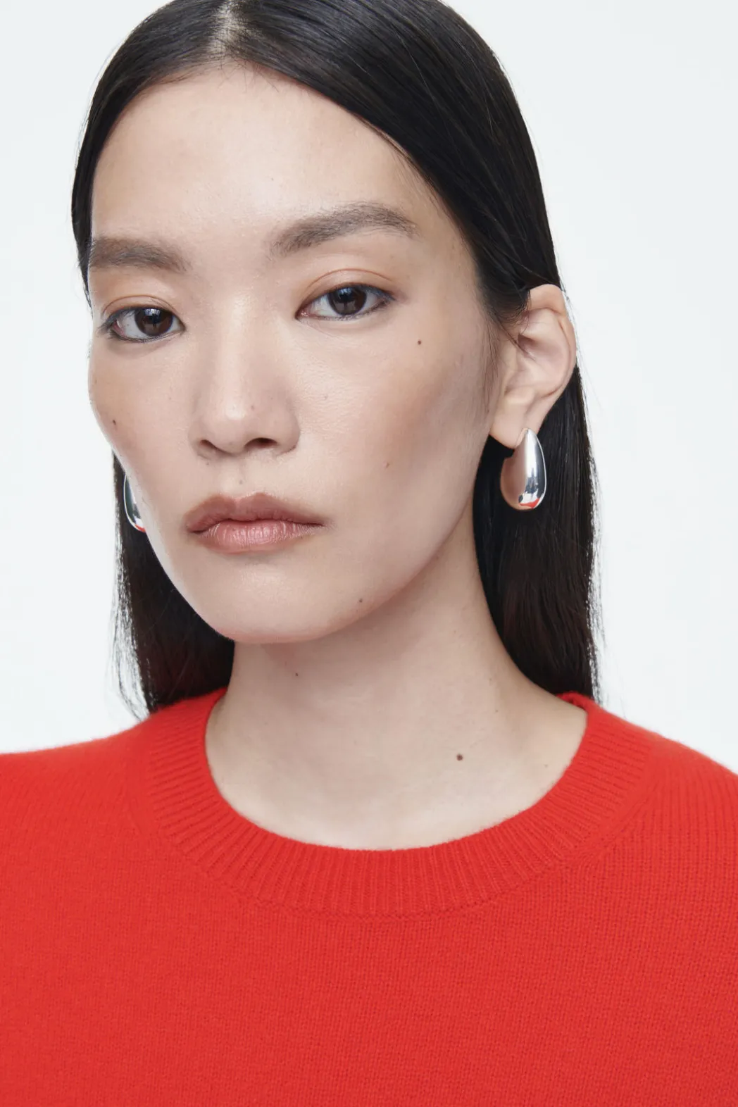 Online COS PURE CASHMERE SWEATER BRIGHT RED