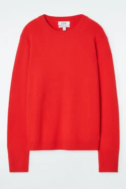 Online COS PURE CASHMERE SWEATER BRIGHT RED