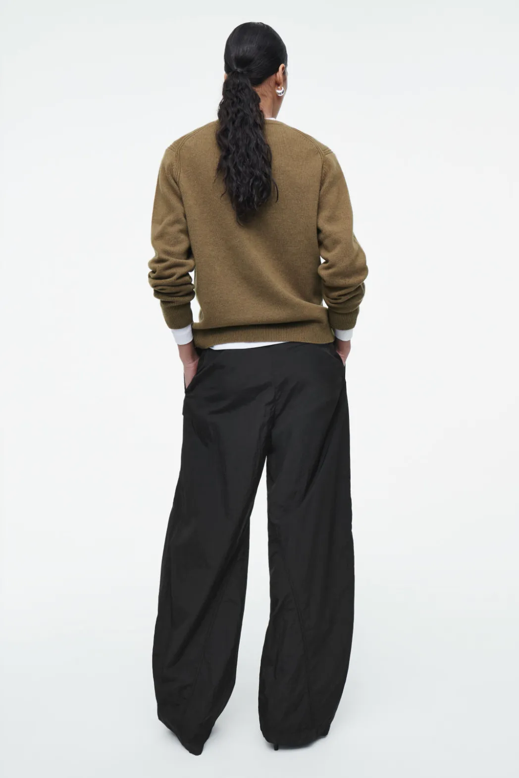 Best COS PURE CASHMERE SWEATER BROWN