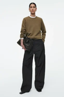Best COS PURE CASHMERE SWEATER BROWN