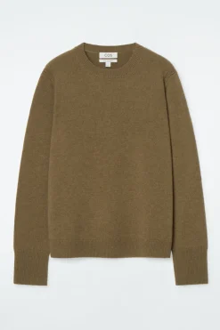 Best COS PURE CASHMERE SWEATER BROWN