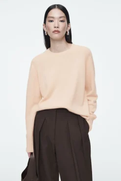 New COS PURE CASHMERE SWEATER APRICOT