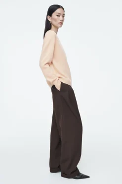 New COS PURE CASHMERE SWEATER APRICOT