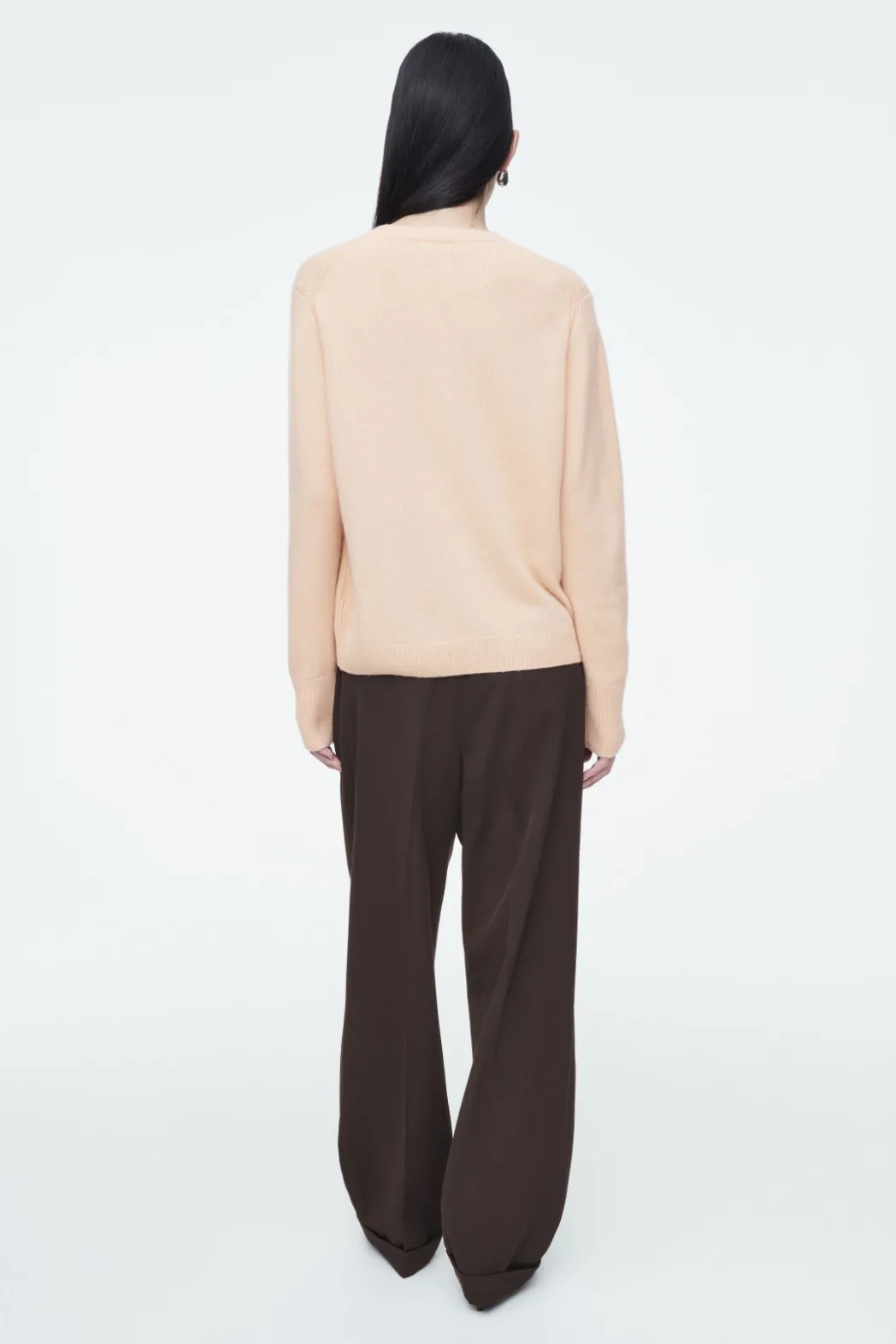 New COS PURE CASHMERE SWEATER APRICOT