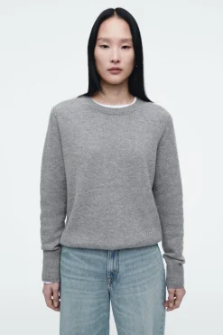 Online COS PURE CASHMERE SWEATER GRAY