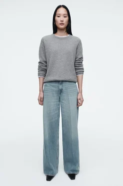 Online COS PURE CASHMERE SWEATER GRAY