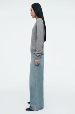 Online COS PURE CASHMERE SWEATER GRAY