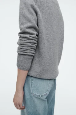 Online COS PURE CASHMERE SWEATER GRAY