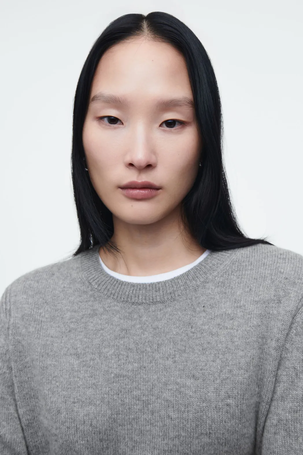 Online COS PURE CASHMERE SWEATER GRAY