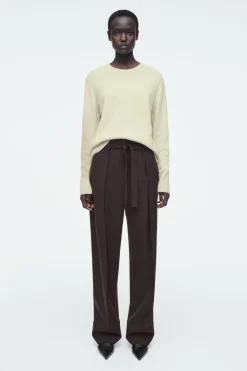 Online COS PURE CASHMERE SWEATER PALE GREEN