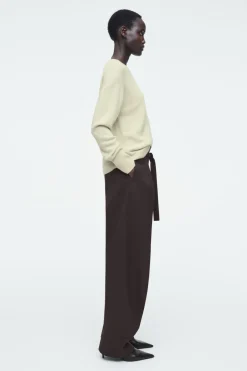 Online COS PURE CASHMERE SWEATER PALE GREEN