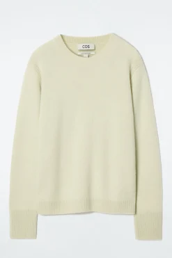 Online COS PURE CASHMERE SWEATER PALE GREEN