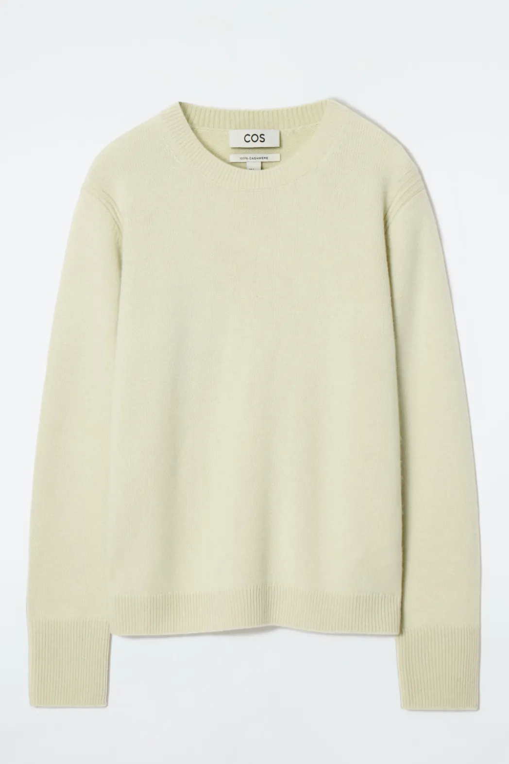 Online COS PURE CASHMERE SWEATER PALE GREEN
