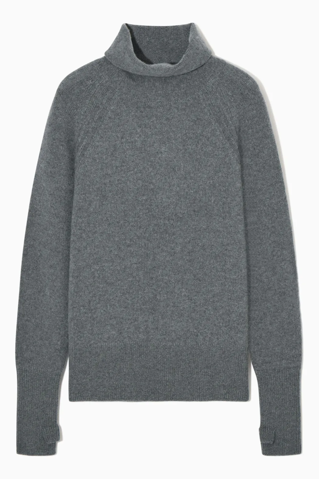 Online COS PURE CASHMERE TURTLENECK SWEATER GRAY