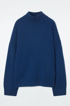 Sale COS PURE CASHMERE TURTLENECK SWEATER DARK BLUE