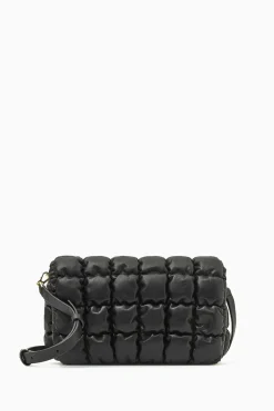 Best COS QUILTED CROSSBODY - LEATHER BLACK