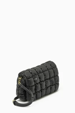 Best COS QUILTED CROSSBODY - LEATHER BLACK