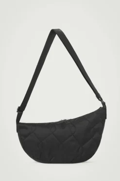 Best COS QUILTED CROSSBODY BAG - NYLON BLACK