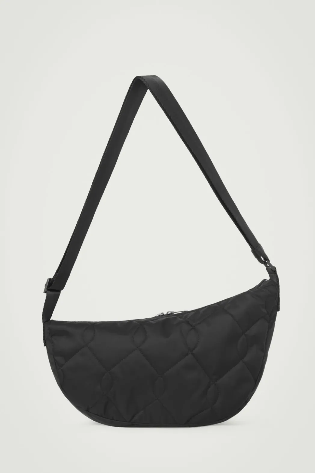 Best COS QUILTED CROSSBODY BAG - NYLON BLACK