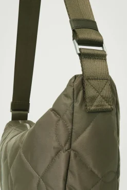 COS QUILTED CROSSBODY BAG - NYLON KHAKI