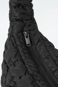 Sale COS QUILTED MESSENGER BLACK