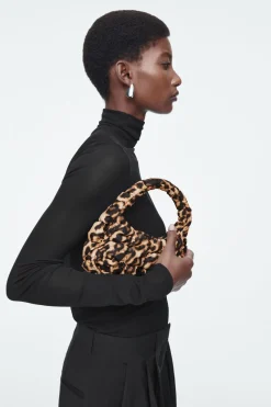 Sale COS QUILTED MICRO BAG LEOPARD