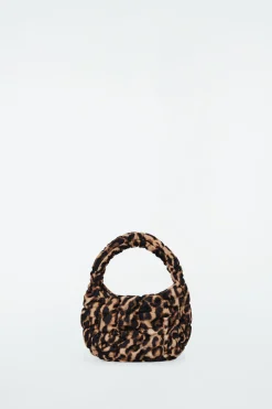 Sale COS QUILTED MICRO BAG LEOPARD