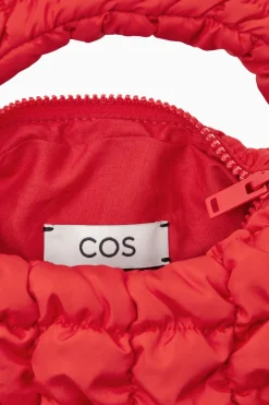 Clearance COS QUILTED MICRO BAG RED
