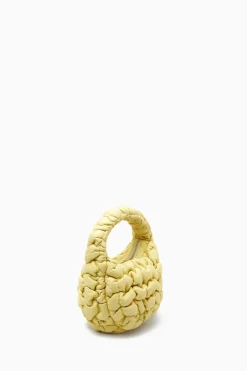 Hot COS QUILTED MICRO BAG - LEATHER LIGHT YELLOW
