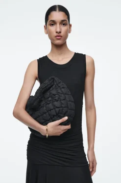 Clearance COS QUILTED MINI BAG BLACK