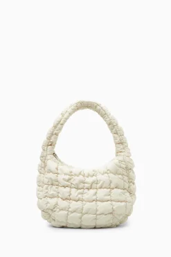 Clearance COS QUILTED MINI BAG STONE