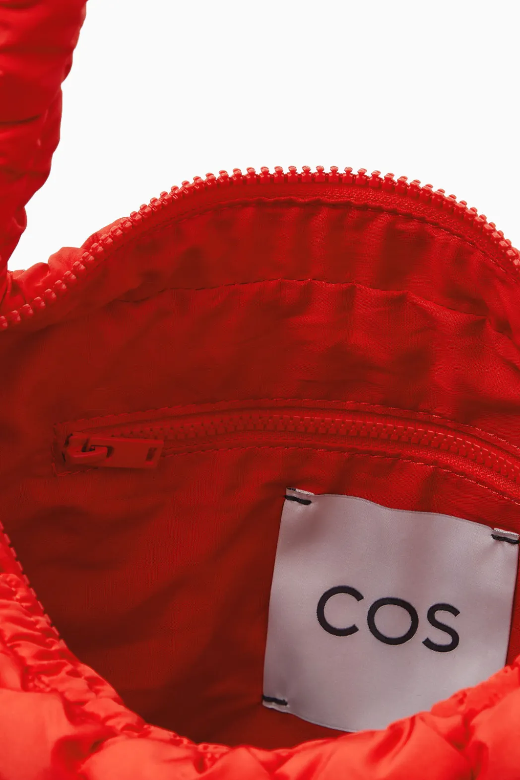 Discount COS QUILTED MINI BAG RED