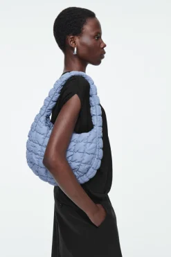 Outlet COS QUILTED MINI BAG LIGHT BLUE