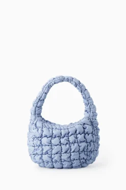 Outlet COS QUILTED MINI BAG LIGHT BLUE
