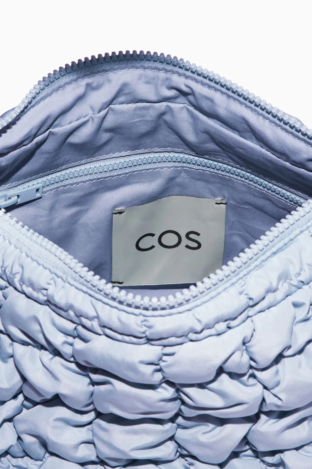 Outlet COS QUILTED MINI BAG LIGHT BLUE
