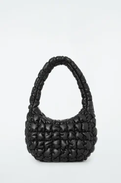Best COS QUILTED MINI BAG - LEATHER BLACK