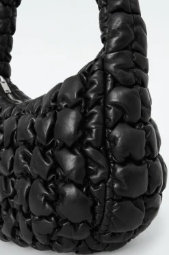 Best COS QUILTED MINI BAG - LEATHER BLACK