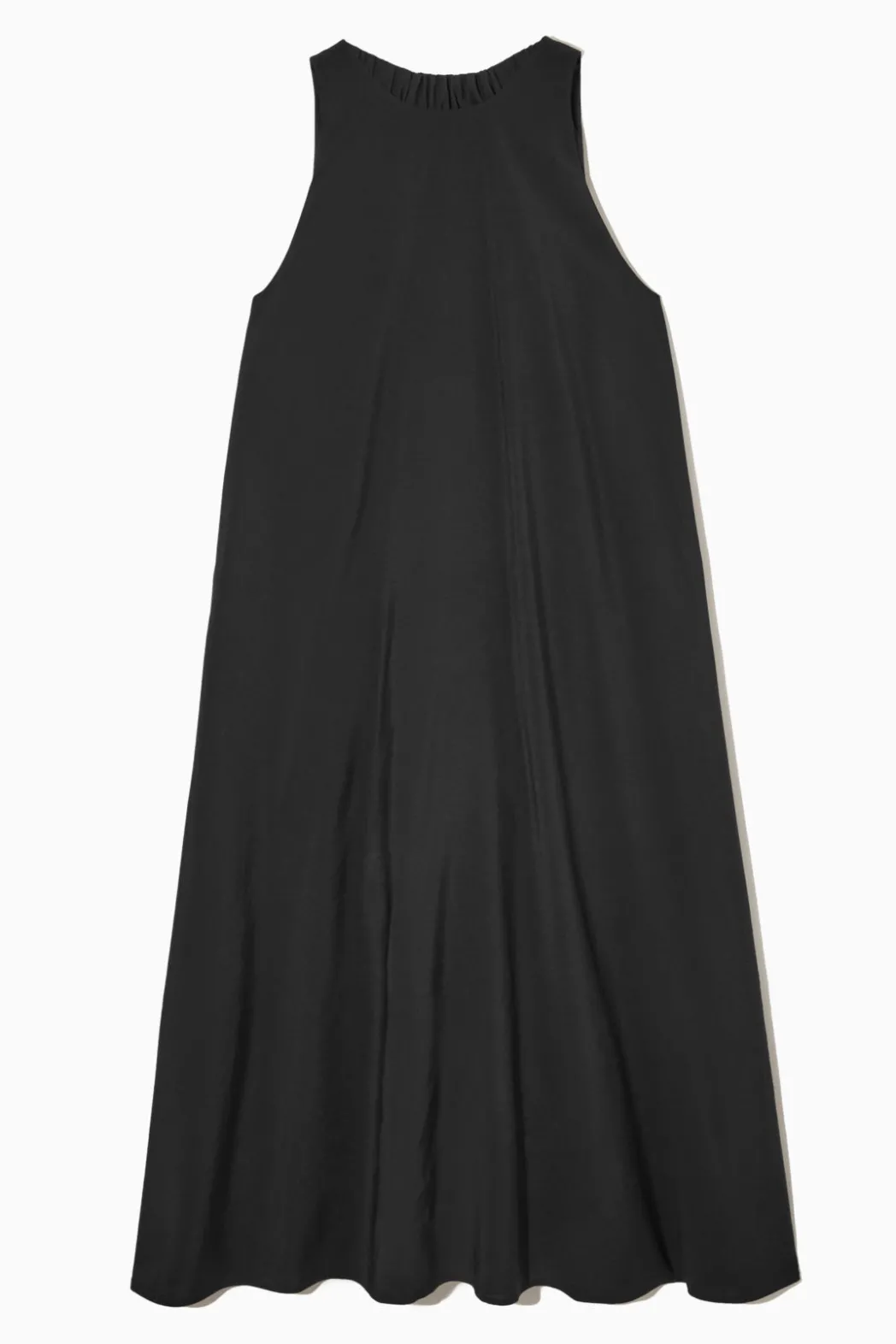 Hot COS RACER-NECK MIDI DRESS BLACK