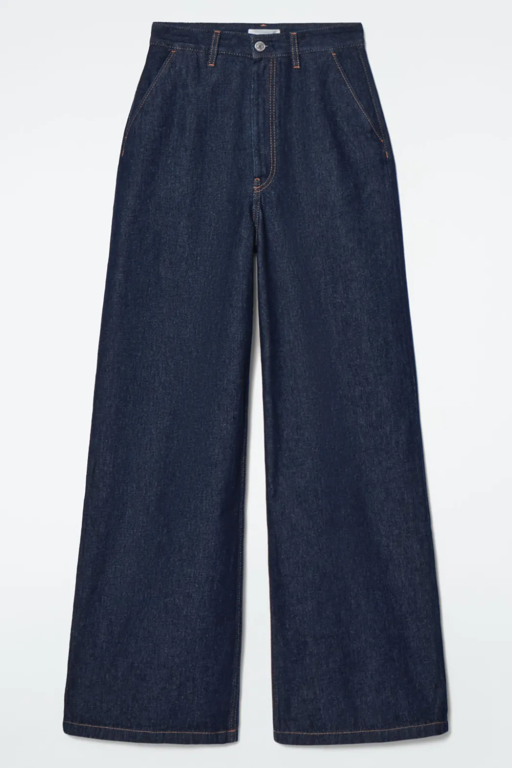 Online COS RAW DENIM PANTS INDIGO