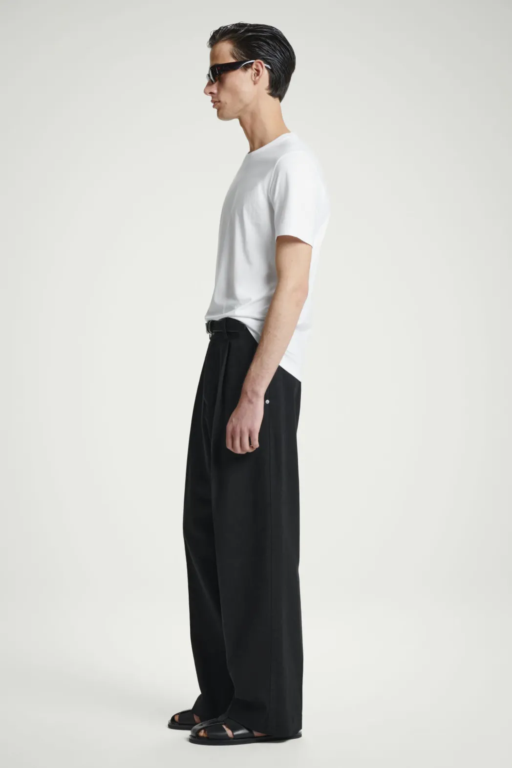 Hot COS REGULAR COTTON T-SHIRT white