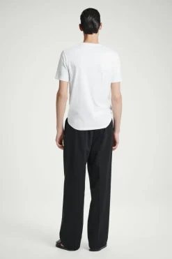 Hot COS REGULAR COTTON T-SHIRT white