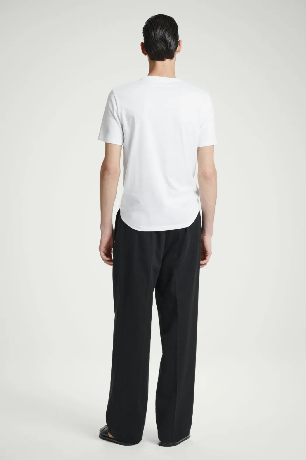 Hot COS REGULAR COTTON T-SHIRT white
