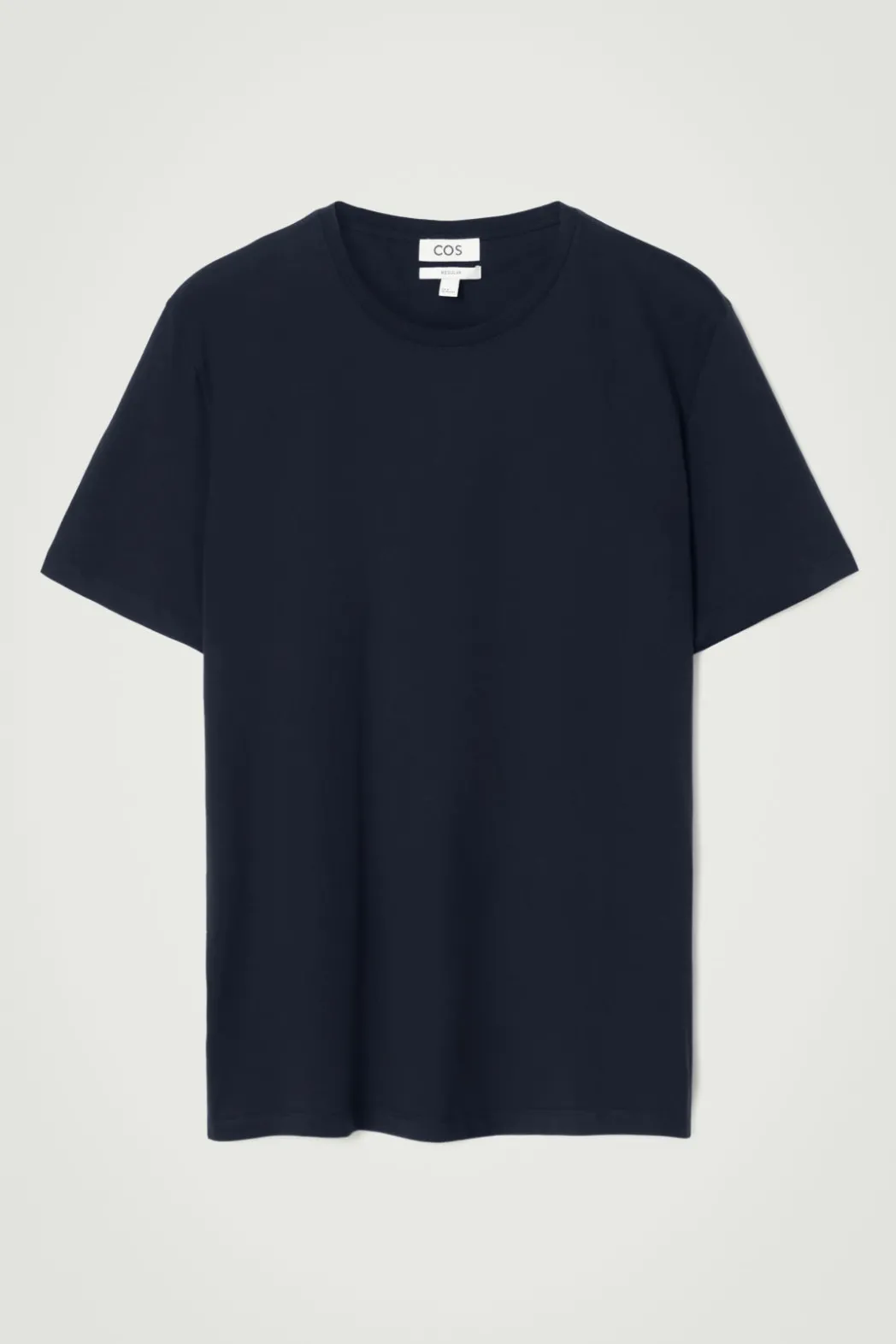 Discount COS REGULAR COTTON T-SHIRT NAVY