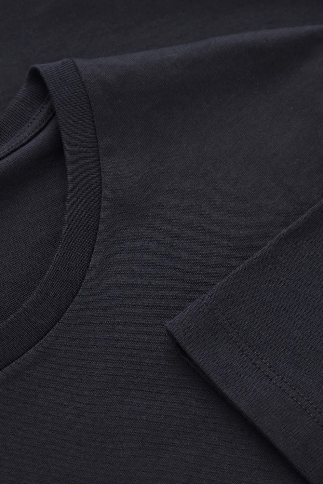 Discount COS REGULAR COTTON T-SHIRT NAVY