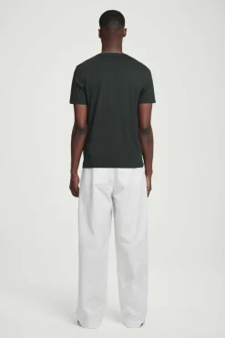 Discount COS REGULAR COTTON T-SHIRT dark green