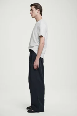 Hot COS REGULAR LIGHTWEIGHT BRUSHED-COTTON T-SHIRT GRAY MÉLANGE