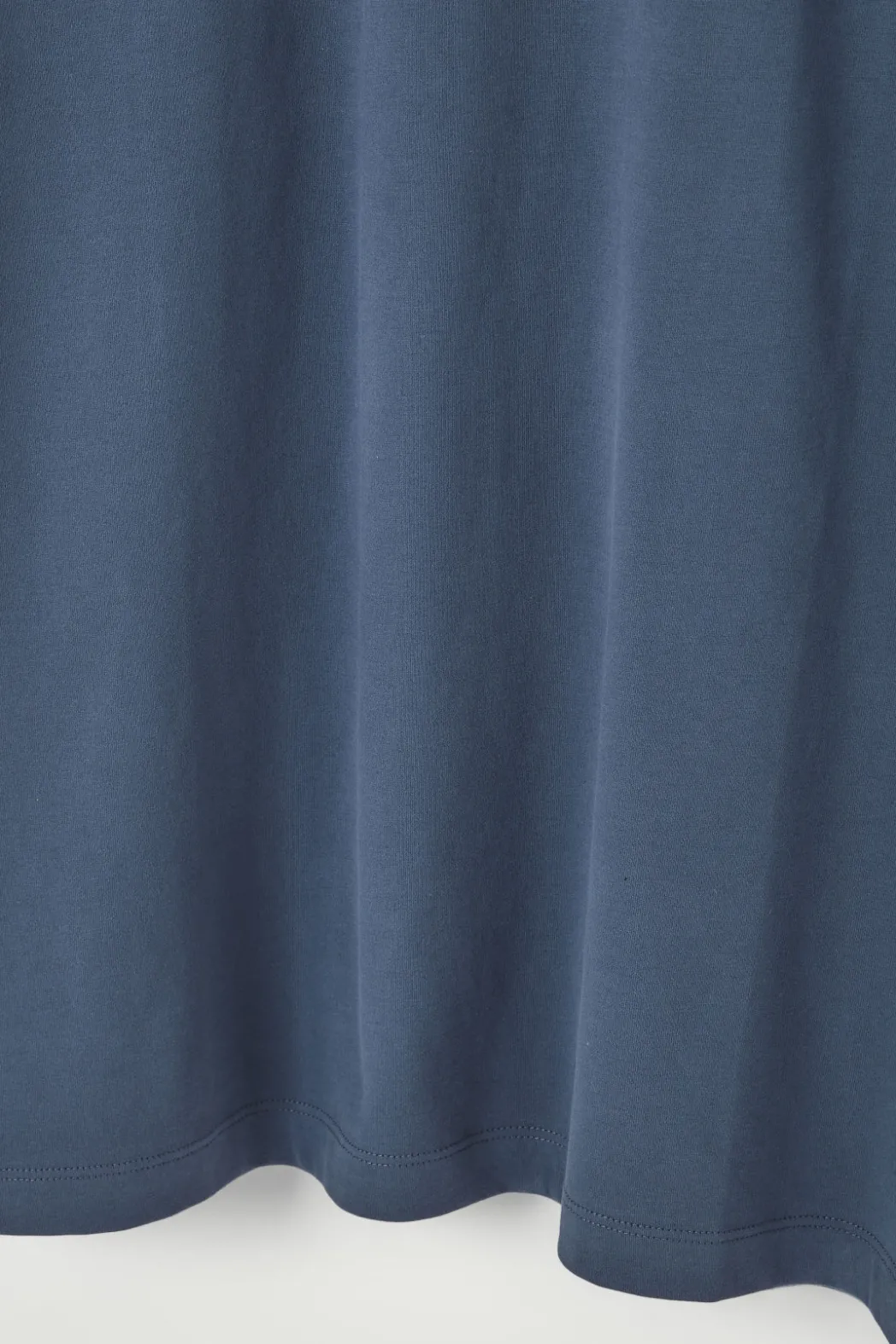 Hot COS REGULAR LIGHTWEIGHT BRUSHED-COTTON T-SHIRT INDIGO BLUE