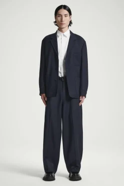 Discount COS REGULAR TAILORED COTTON SHIRT WHITE